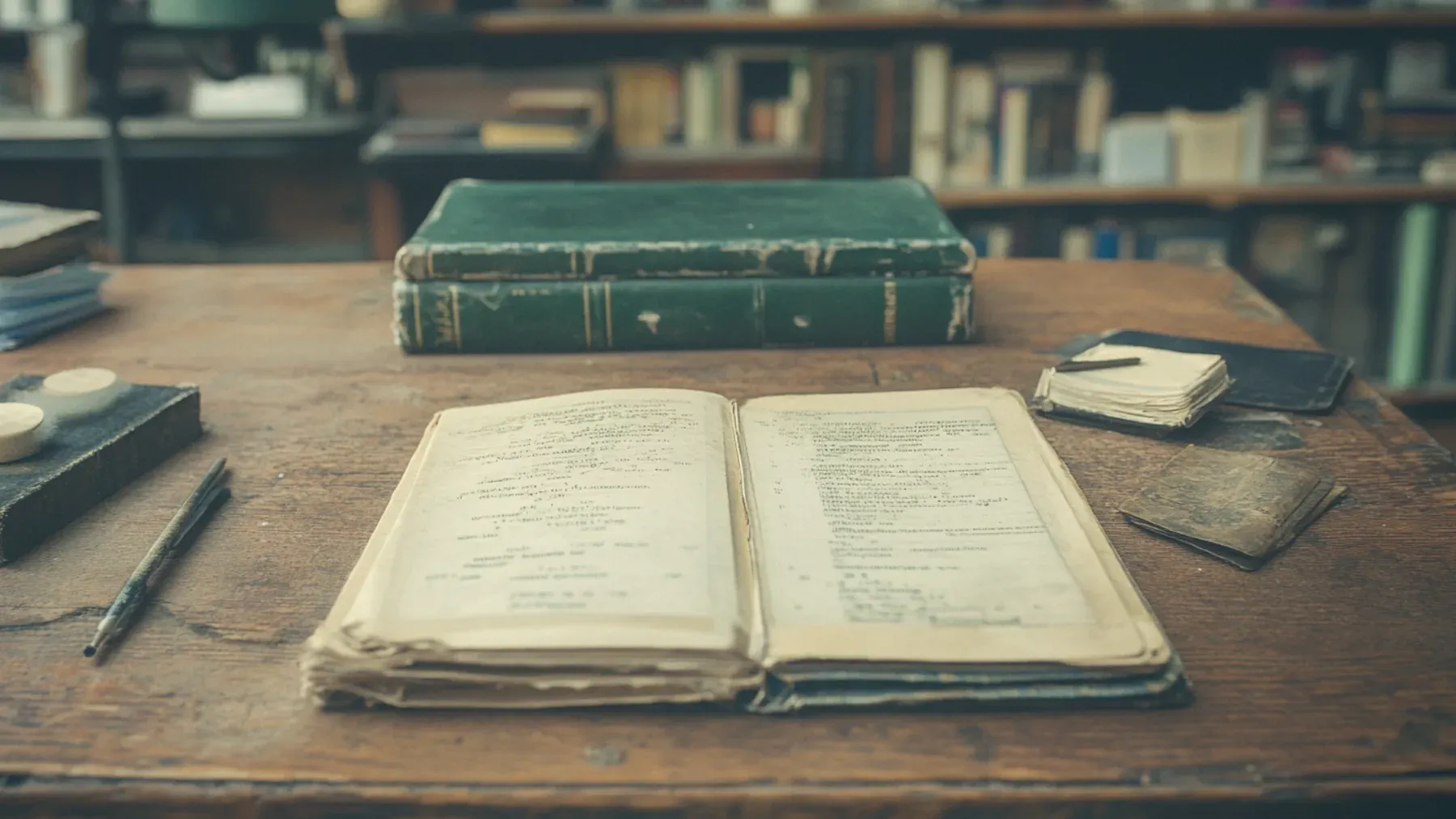 A maintenance ledger connects the opening's practical attention to family history, community obligation, and the consequence that validates the novel's tone.