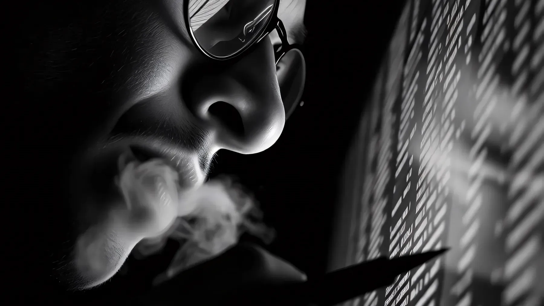 A close analysis of changing data represents the moment when a character must decide what new evidence actually proves.