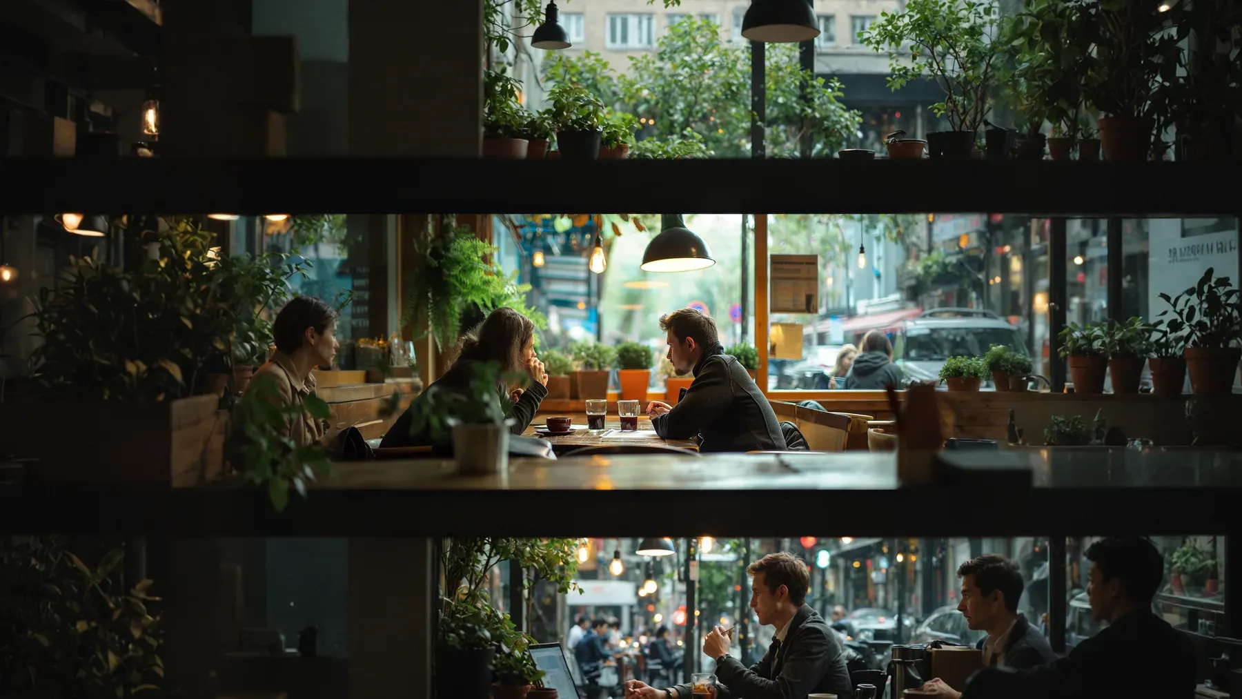 A couple stands close after a difficult conversation, representing intimacy supported by changed choices while public disagreement remains visible.
