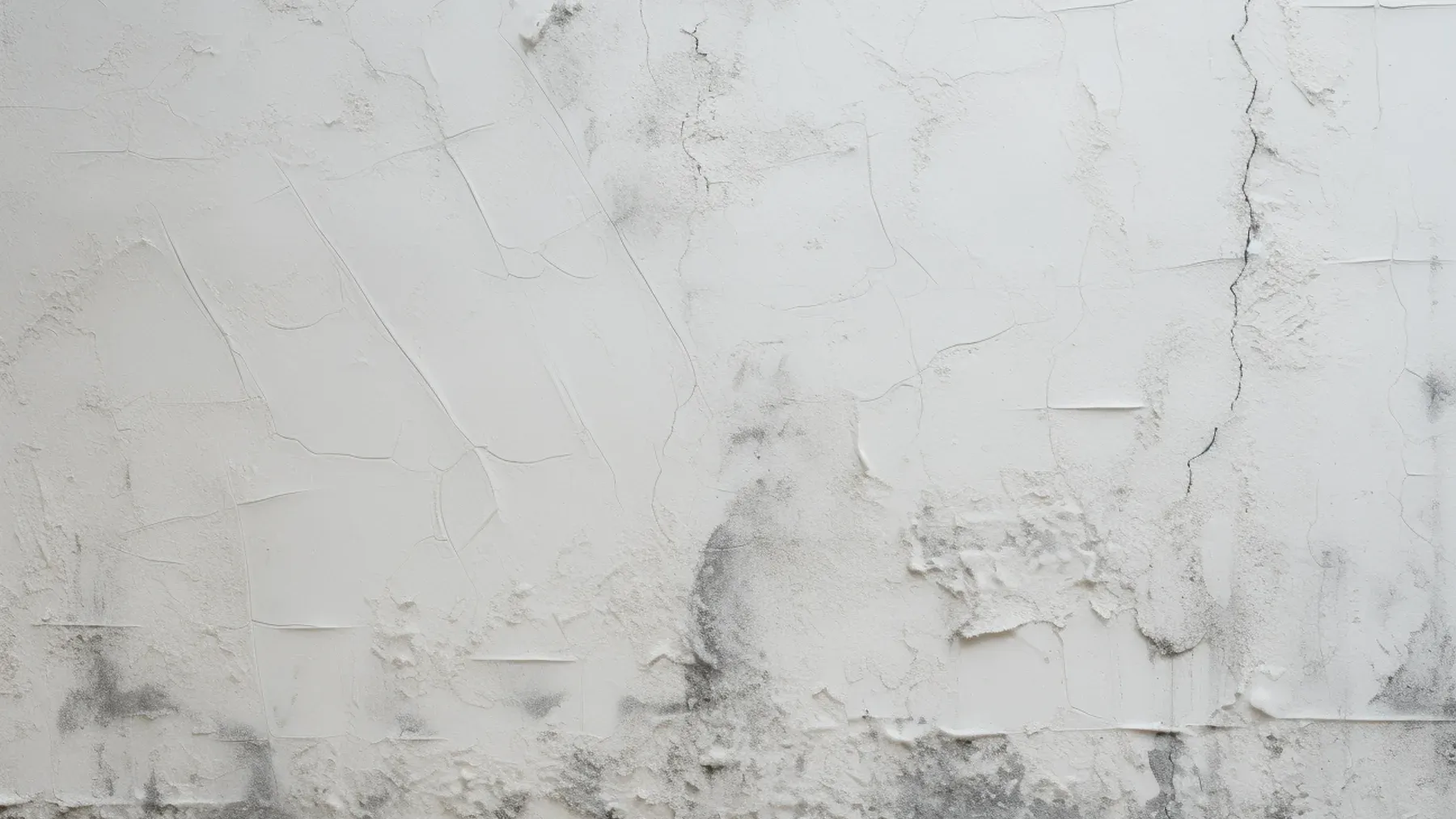 A damaged interior wall under close inspection, giving the character concrete evidence to test against an earlier explanation.