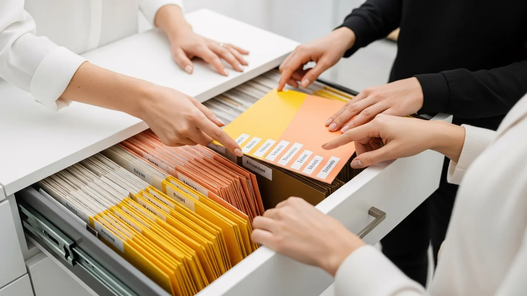 A filing system makes it possible to see which facts have been delivered, which are still withheld, and which repeat without new work.