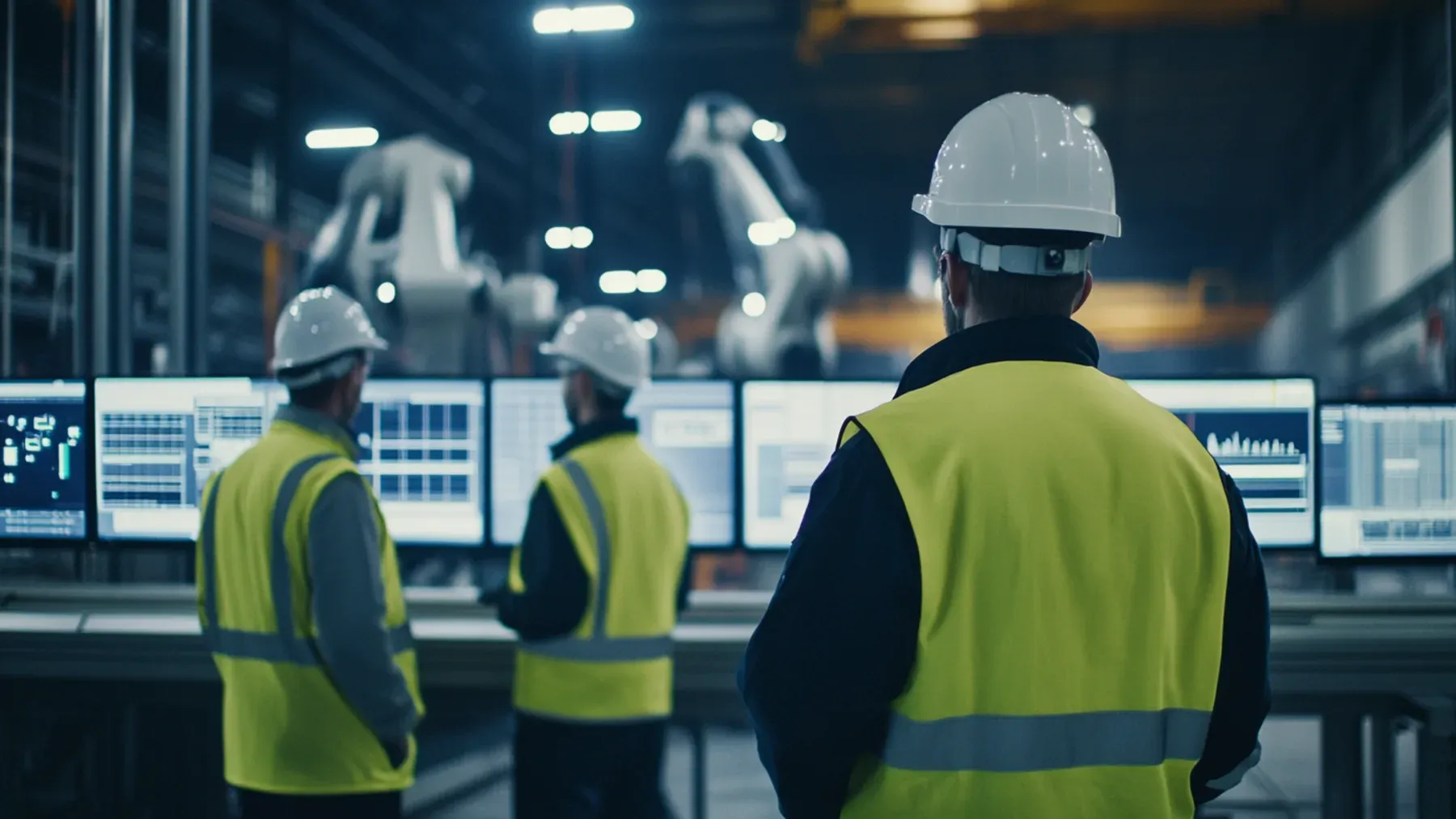 A control room makes technical information immediate when each reading changes a decision about the system.