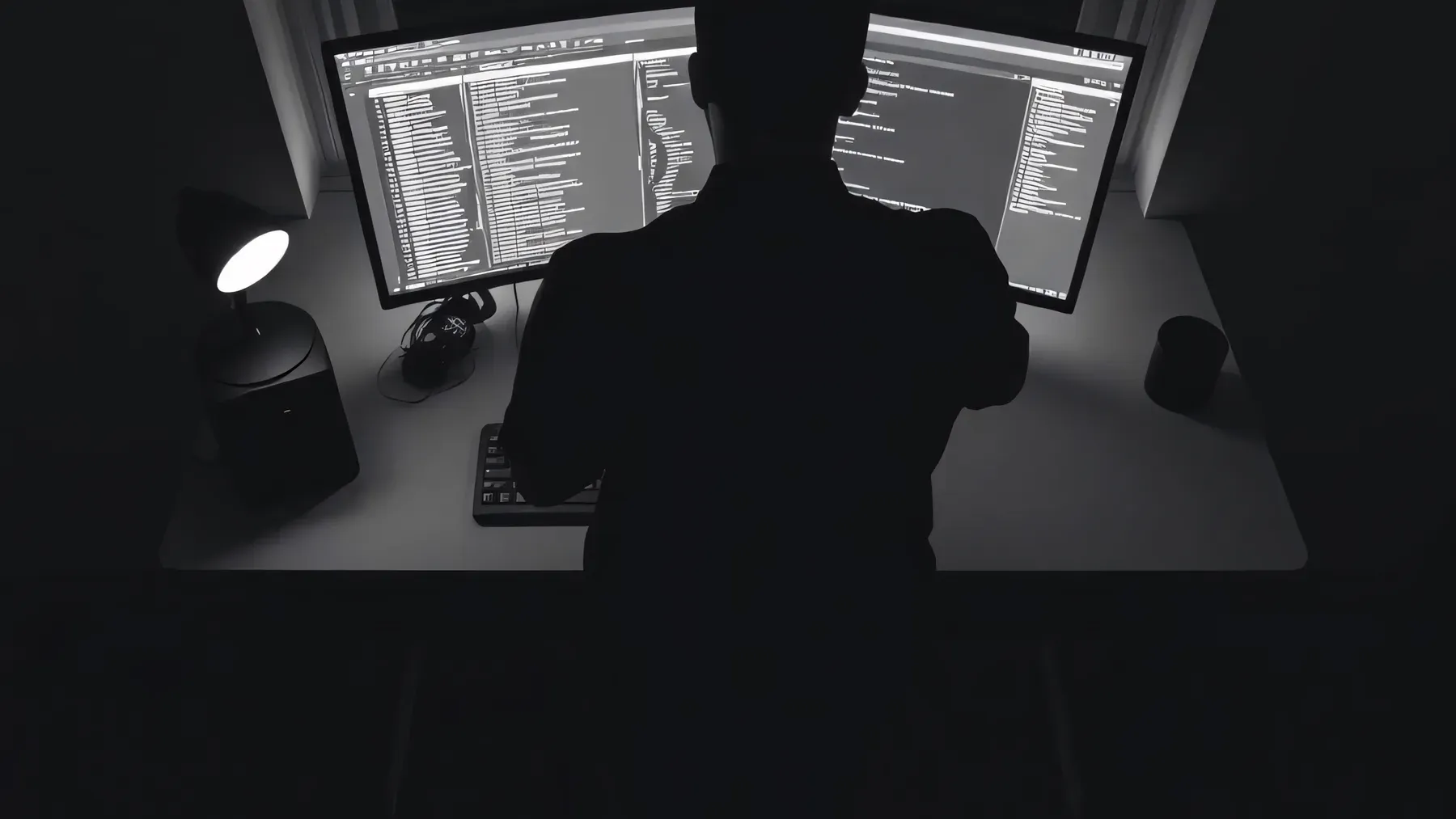 A person working alone late at night captures how overpreparation can produce impressive work while preserving the belief that ordinary effort would reveal inadequacy.