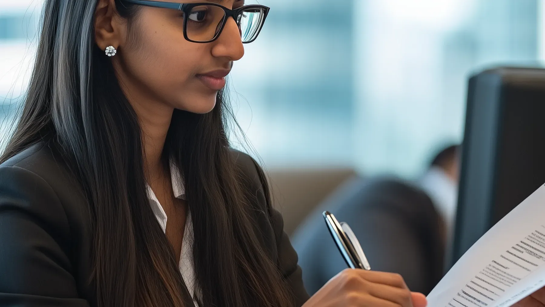 A policy analyst reviews the exact wording that connects a suspicious upload to a wider institutional plan.