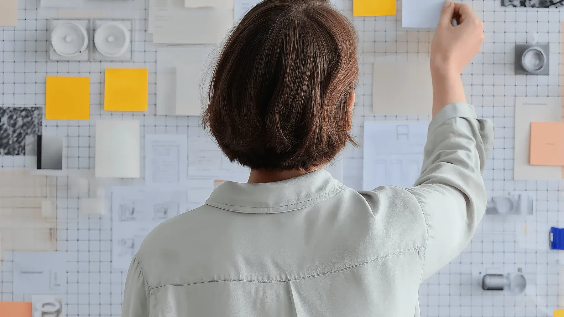 A sequence of planning notes showing how one changed condition becomes the starting point of the next scene.
