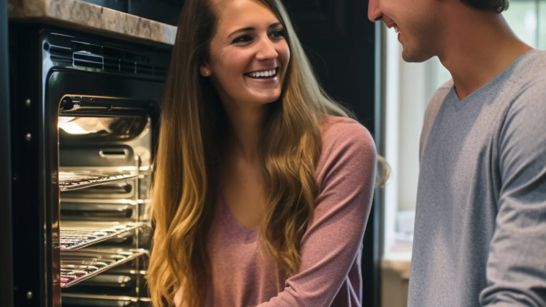 Two people sharing a quiet domestic task, representing intimacy that becomes visible through new permission, reliance, and a routine that belongs to them together.