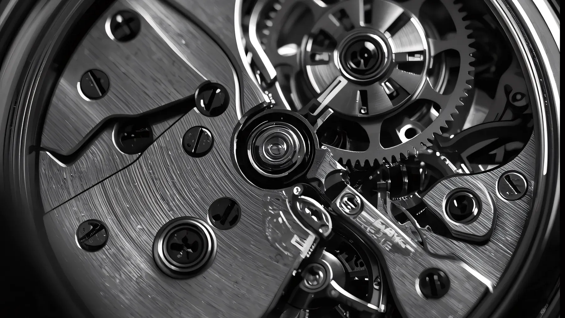 The mechanism of a watch seen in close detail, illustrating how a time-loop story becomes clearer when each new input exposes another causal connection.
