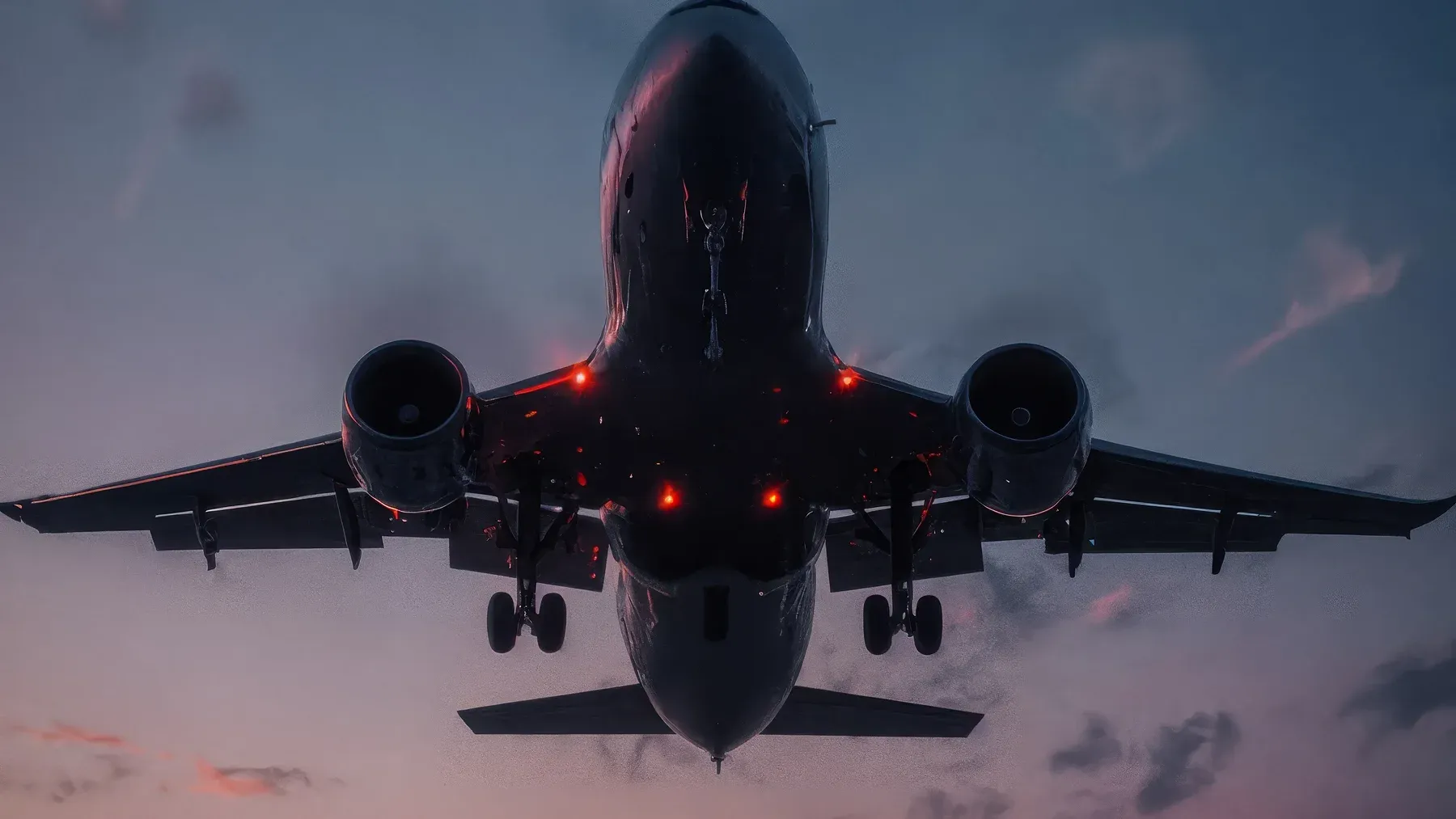 An aircraft approaching a wet runway at dusk, showing how a practiced decision gains new moral and practical weight under real conditions.