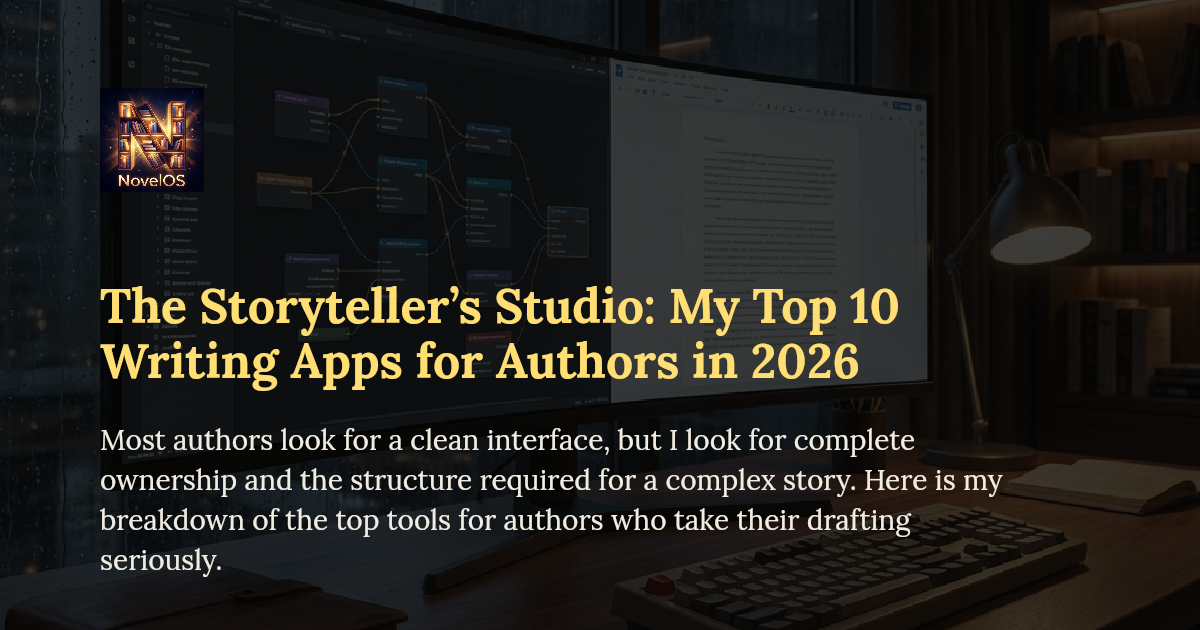 Top 10 Writing Apps for Authors (2026) | NovelOS Blog